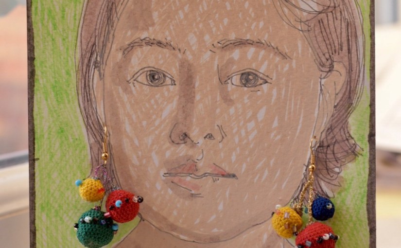 Christmas Baubles earrings